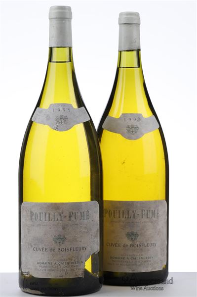 POUILLY FUME CUVEE DE BOISFLEURY 1995 - A.Cailbourdin - 2 Magnums