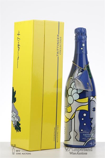 TAITTINGER COLLECTION LICHTENSTEIN 1985 - Taittinger - 1 Bottle - Oc1
