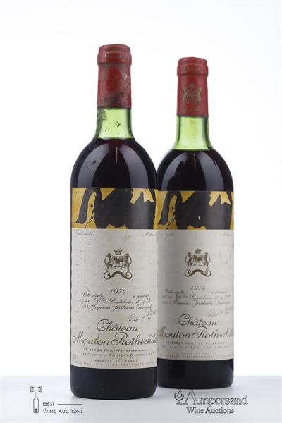 MOUTON ROTHSCHILD 1974 - Mc - 2 Bottles