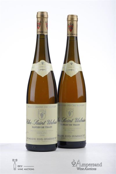RIESLING RANGEN DE THANN CLOS SAINT URBAIN 1999 - Zind Humbrecht - 2 Bottles