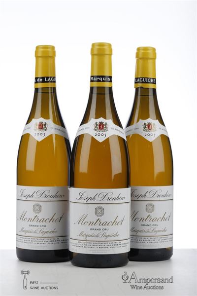 MONTRACHET MARQUIS DE LAGUICHE 2005 - Joseph Drouhin - 3 Bottles