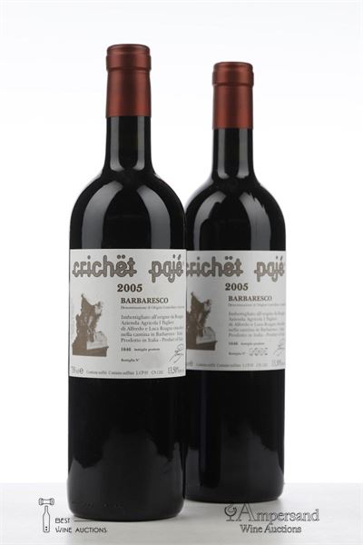BARBARESCO CRICHET PAJE 2005 - Roagna - 2 Bottles