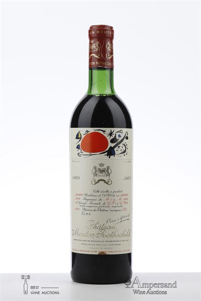 MOUTON ROTHSCHILD 1969 - Mc - 1 Bottle