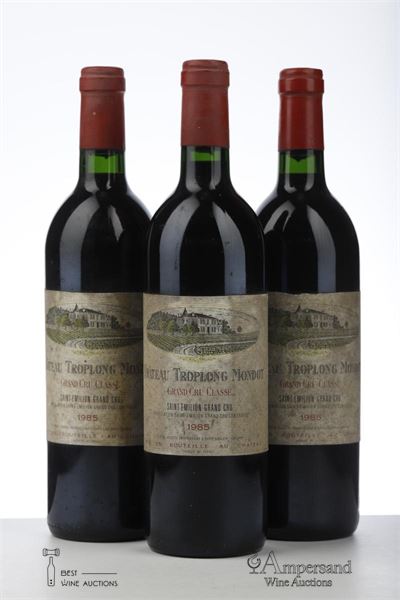 TROPLONG MONDOT 1985 - Mc - 3 Bottles