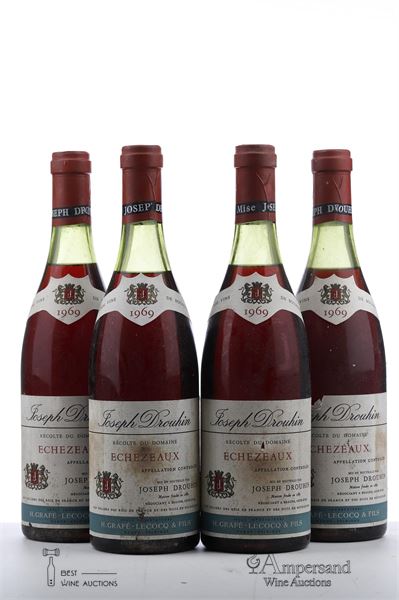 ECHEZEAUX 1969 - Joseph Drouhin - 4 Bottles