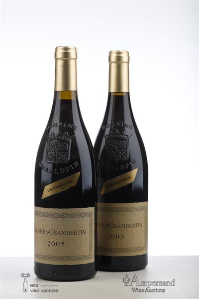GEVREY CHAMBERTIN LES EVOCELLES 2005 - Philippe Charlopin Parizot - 2 Bottles