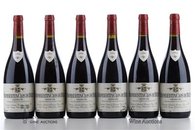 CHAMBERTIN CLOS DE BEZE Armand Rousseau 1996 - 6 Bottles
