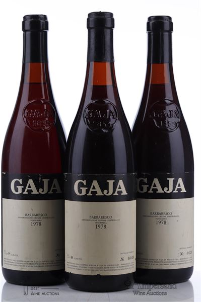 BARBARESCO 1978 - Gaja - 3 Bottles