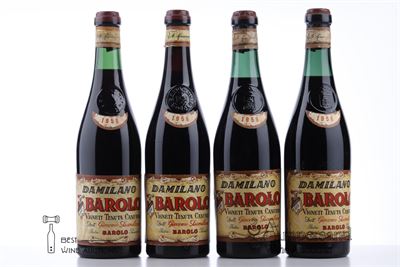 BAROLO 1958 - Giacomo Damilano - 7 Bottles