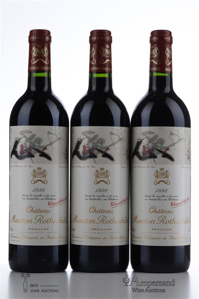MOUTON ROTHSCHILD 1996 - 3 Bottles