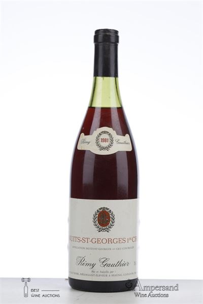 NUITS ST GEORGES 1981 - Remy Gauthier - 1 Bottle