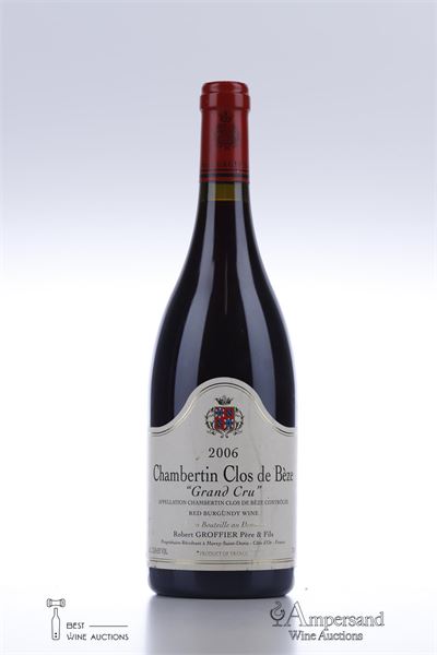 CHAMBERTIN CLOS DE BEZE 2006 - Robert Groffier - 1 Bottle