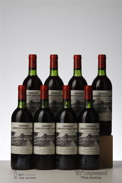 LARRIVET HAUT BRION 1974 - Mc - 8 Bottles - Owc 12