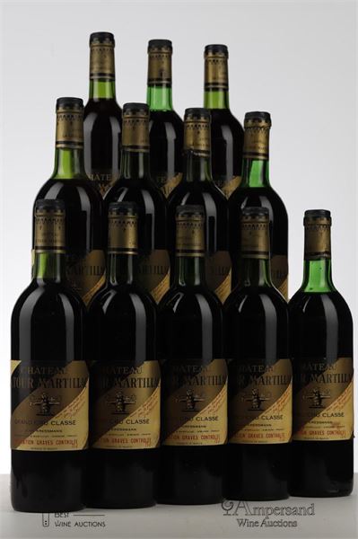 LATOUR MARTILLAC 1975 - Mc - 12 Bottles