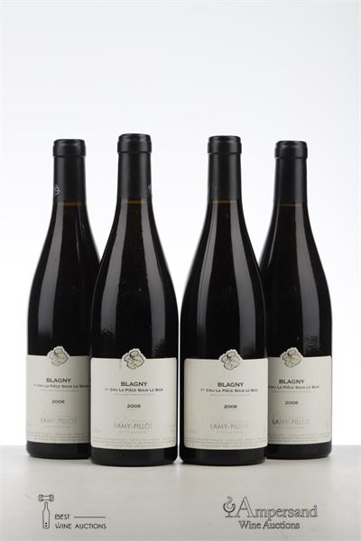 BLAGNY LA PIECE SOUS LE BOIS 2008 - Lamy Pillot - 4 Bottles
