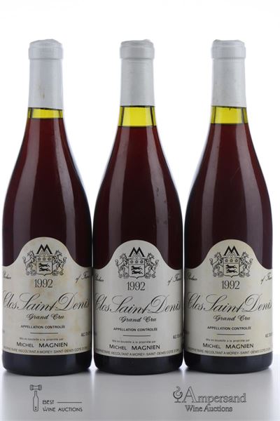CLOS ST DENIS 1992 - Michel Magnien - 3 Bottles