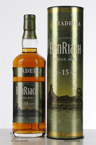 BENRIACH 15 Y MADEIRA WOOD FINISH   - Alc 46% 1 Bottle