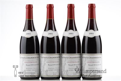 GEVREY CHAMBERTIN LES EVOCELLES 2001 - Bernard Dugat-Py - 4 Bottles