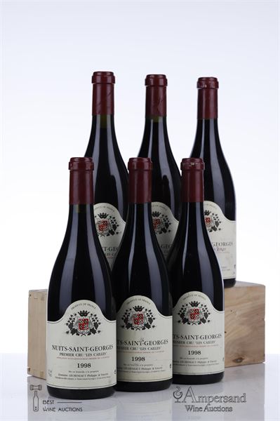 NUITS ST GEORGES LES CAILLES 1998 - Philippe et Vincent Lecheneaut - 6 Bottles