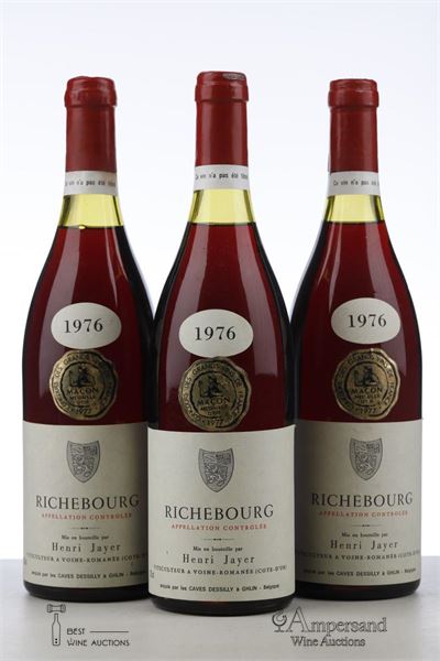 RICHEBOURG 1976 - Henri Jayer - 3 Bottles