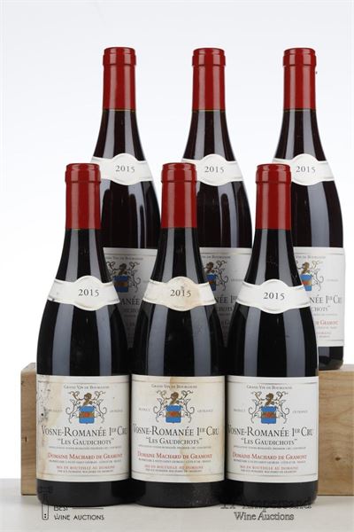 VOSNE ROMANEE LES GAUDICHOTS 2015 - Machard de Gramont - 6 Bottles