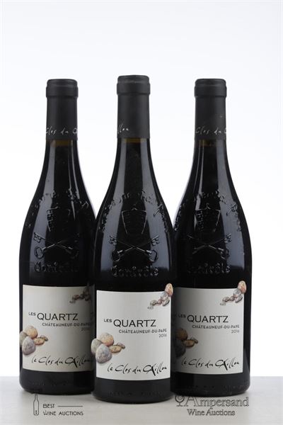 CHATEAUNEUF DU PAPE LES QUARTZ 2016 - Le Clos du Caillou - 3 Bottles