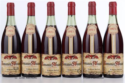 ROMANEE ST VIVANT 1973 - Cathiard Molinier - 12 Bottles