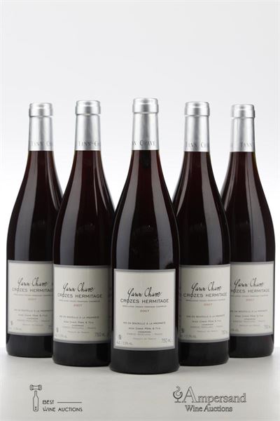CROZES HERMITAGE 2007 - Yann Chave - 5 Bottles