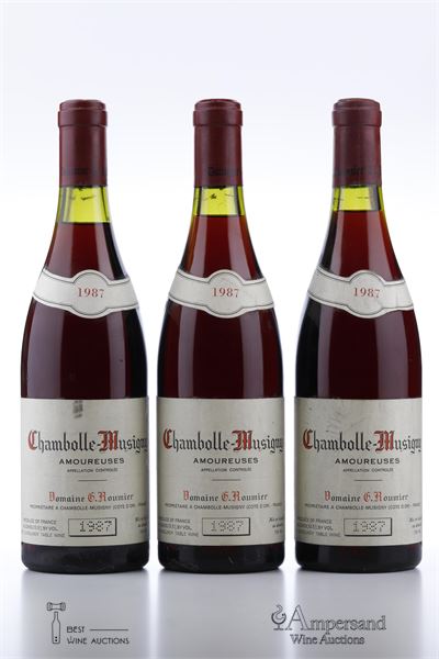 CHAMBOLLE MUSIGNY LES AMOUREUSES 1987 - Georges Roumier - 3 Bottles