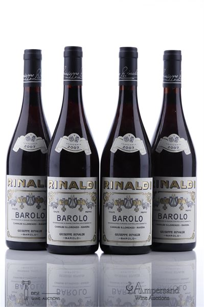 BAROLO CANNUBI SAN LORENZO RAVERA 2007 - Giuseppe Rinaldi - 4 Bottles