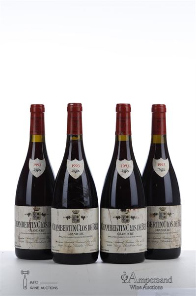 CHAMBERTIN CLOS DE BEZE 1993 - Armand Rousseau - 4 Bottles