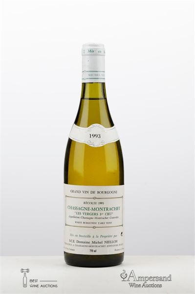 CHASSAGNE MONTRACHET BLANC LES VERGERS 1993 - Michel Niellon - 1 Bottle