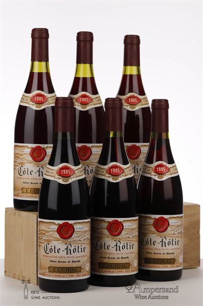 COTE ROTIE COTE BRUNE ET BLONDE 1985 - Guigal - 6 Bottles