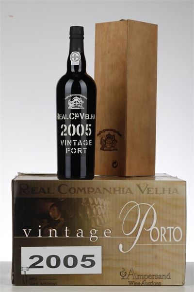 REAL COMPANHIA VELHA VINTAGE PORT 2005 - Real Companhia Velha - 6 Bottles - Owc 1