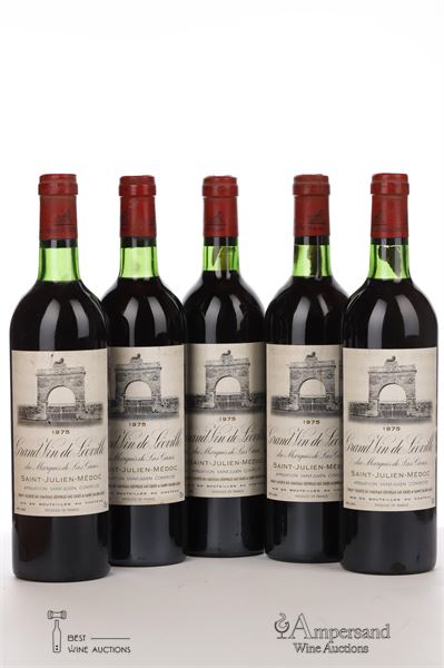 LEOVILLE LAS CASES 1975 - Mc - 5 Bottles
