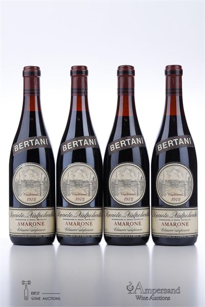 AMARONE DELLA VALPOLICELLA CLASSICO SUPERIORE RECIOTO 1972 - Bertani - 4 Bottles