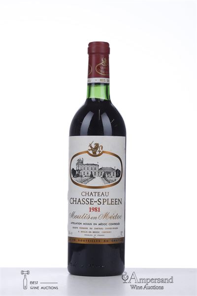 CHASSE SPLEEN 1981 - Mc - 1 Bottle