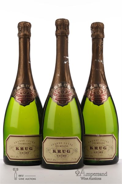 KRUG GRANDE CUVEE NV - Krug 1982 - 1995 - 3 Bottles
