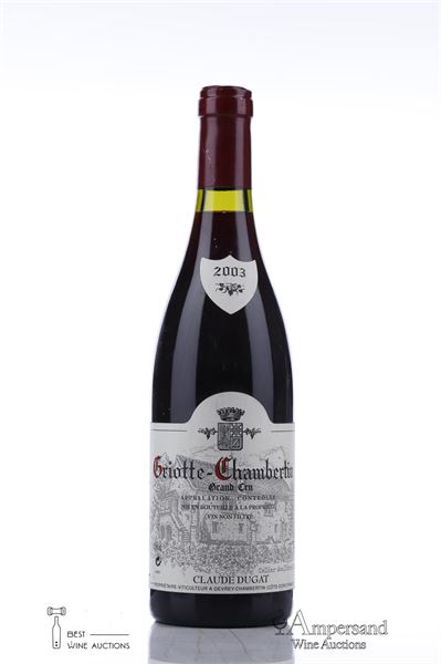 GRIOTTE CHAMBERTIN 2003 - Claude Dugat - 1 Bottle