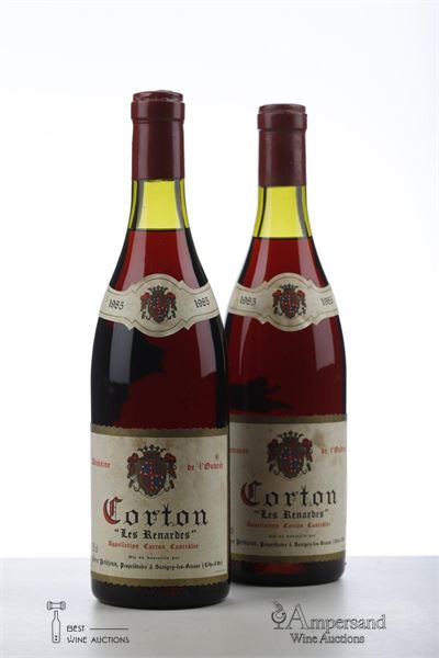 CORTON LES RENARDES 1985 - Pierre Petitjean - 2 Bottles