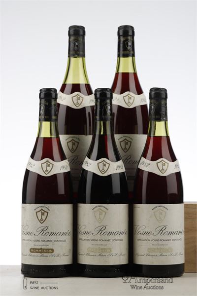 VOSNE ROMANEE 1982 - Mommessin - 5 Bottles