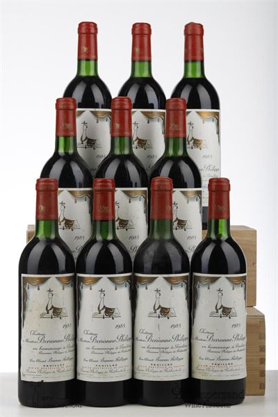 MOUTON BARONNE PHILIPPE 1985 - Mc - 10 Bottles