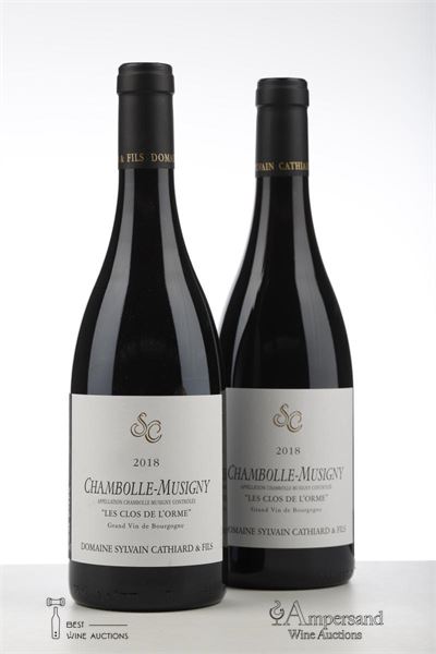 CHAMBOLLE MUSIGNY LES CLOS DE L'ORME 2018 - Sylvain Cathiard - 2 Bottles