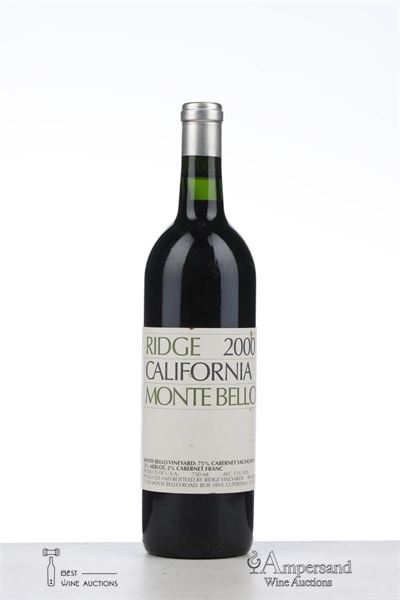 RIDGE MONTE BELLO 2000 - Ridge - 1 Bottle