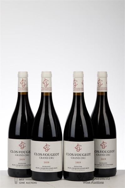 CLOS VOUGEOT 2019 - Jean Jacques Confuron - 4 Bottles