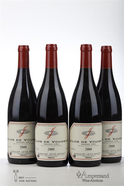 CLOS DE VOUGEOT 2000 - Jean Grivot - 4 Bottles
