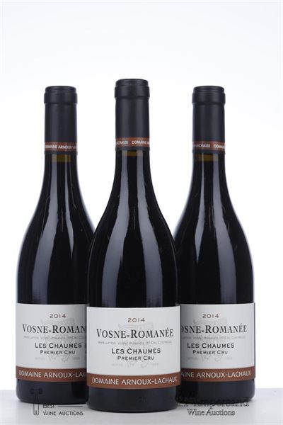 VOSNE ROMANEE LES CHAUMES 2014 - Arnoux Lachaux - 3 Bottles