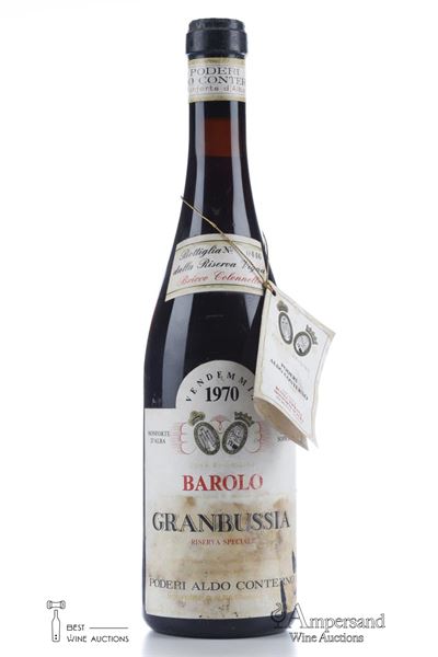 BAROLO RISERVA SPECIALE GRANBUSSIA VIGNA COLONNELLO 1970 - Aldo Conterno - 1 Bottle