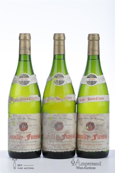 POUILLY FUISSE CUVEE HORS CLASSE 2000 - J.A. Ferret - 3 Bottles