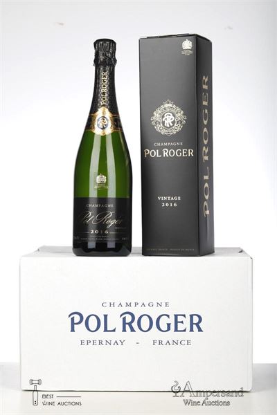 POL ROGER VINTAGE BRUT 2016 - Pol Roger - 6 Bottles - Oc 6